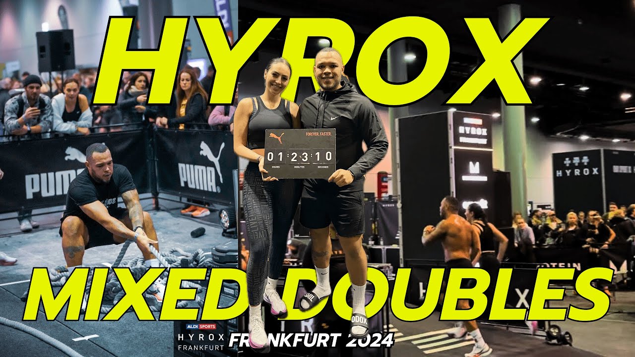 HYROX Mixed Doubles Frankfurt 2024 | Unser erster Wettkampf 🏃‍♀️🔥