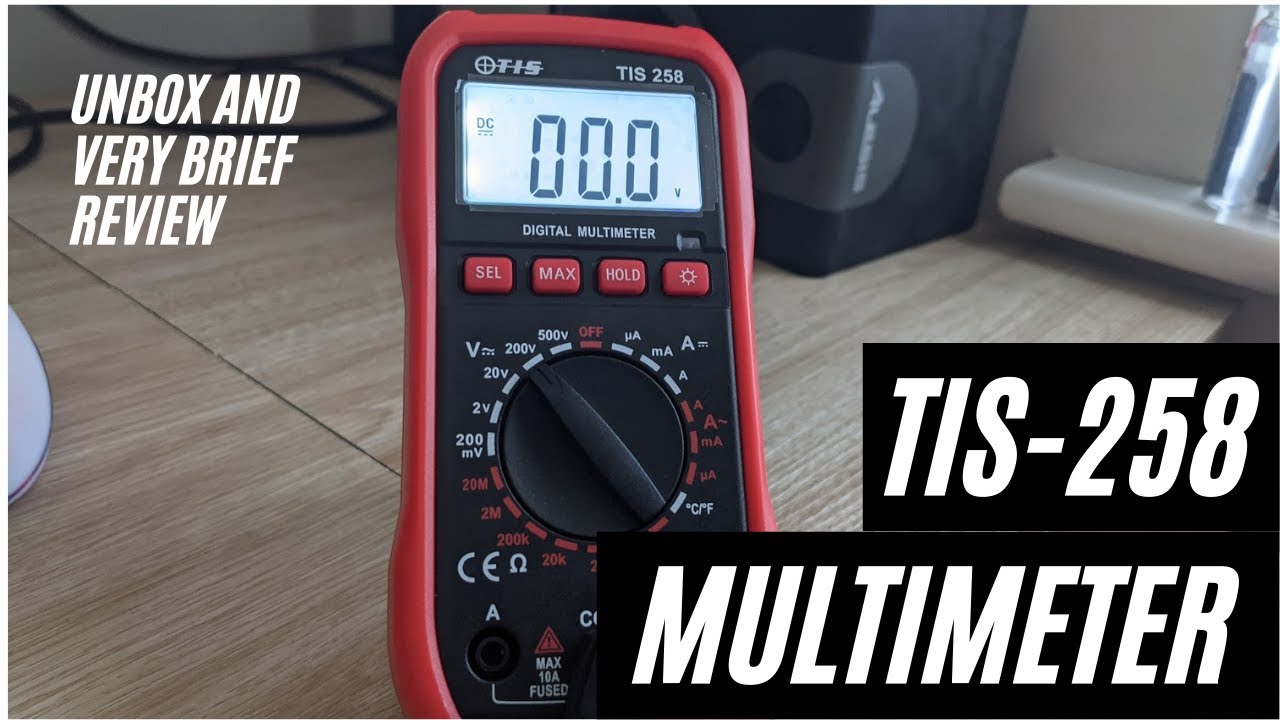 Toolstation TIS 258 Digital Multimeter Unboxing and brief  look