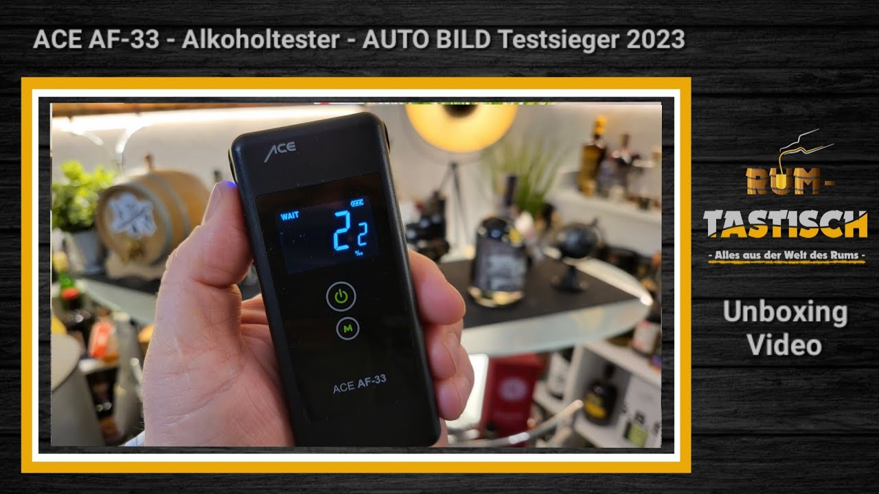 Unboxing: ACE AF-33 - Alkoholtester - AUTO BILD Testsieger 2023 - 1. Eindruck (Unboxing only)