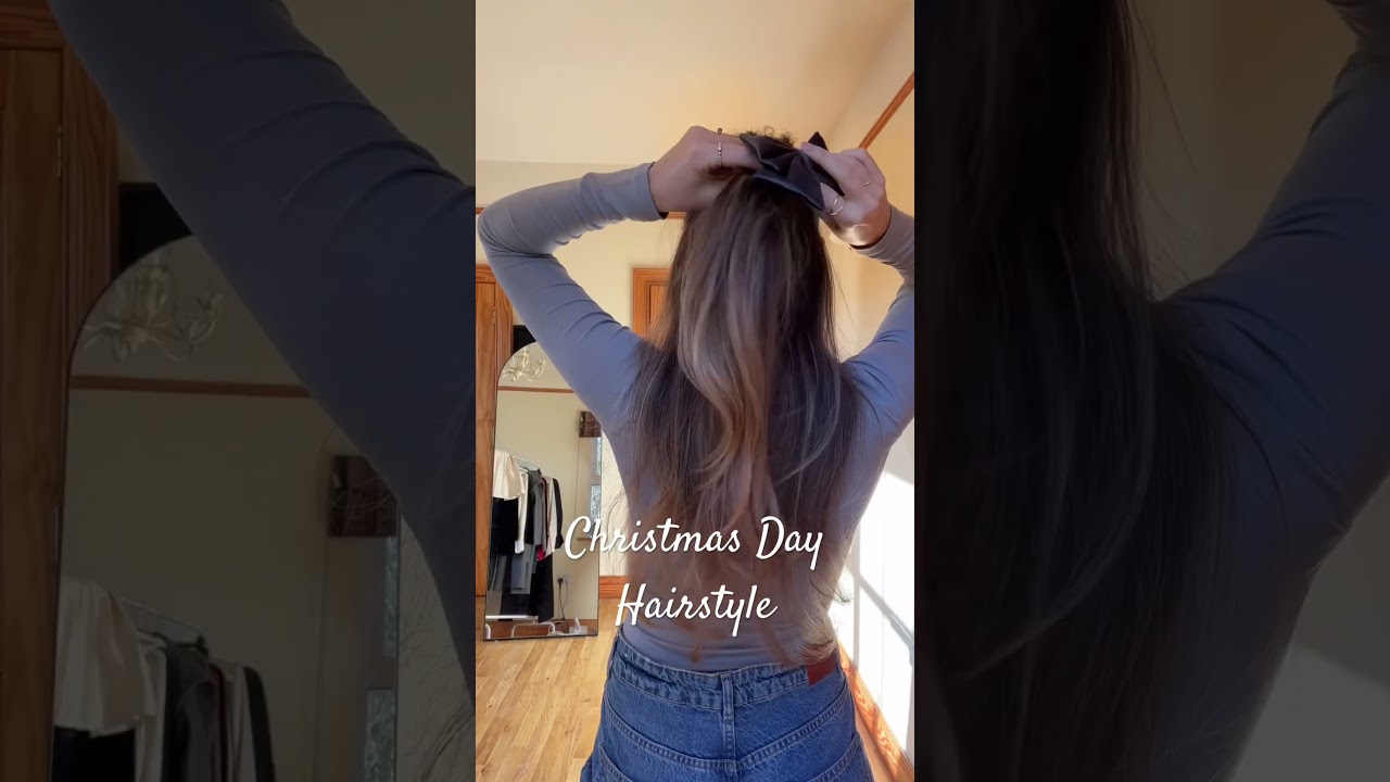 Try this Simple Christmas Day Hairstyle using the Dyson Airwrap ✨