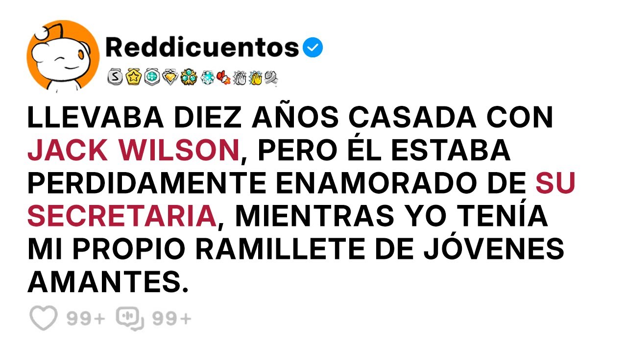 Llevaba 10 ÃNOS CASADA con JACK WILSON, pero HACÍA MUCHO que cada uno VIVÍA SU PROPIA VIDA.