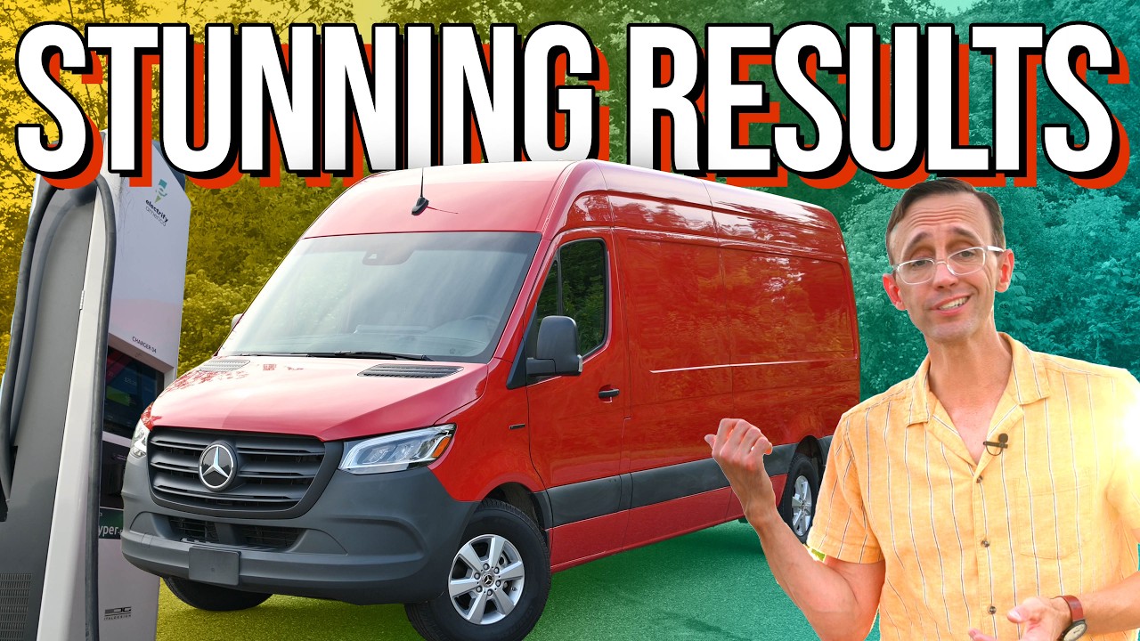 Это ПЕРВЫЙ! Тест зарядки Mercedes eSprinter 2024 года