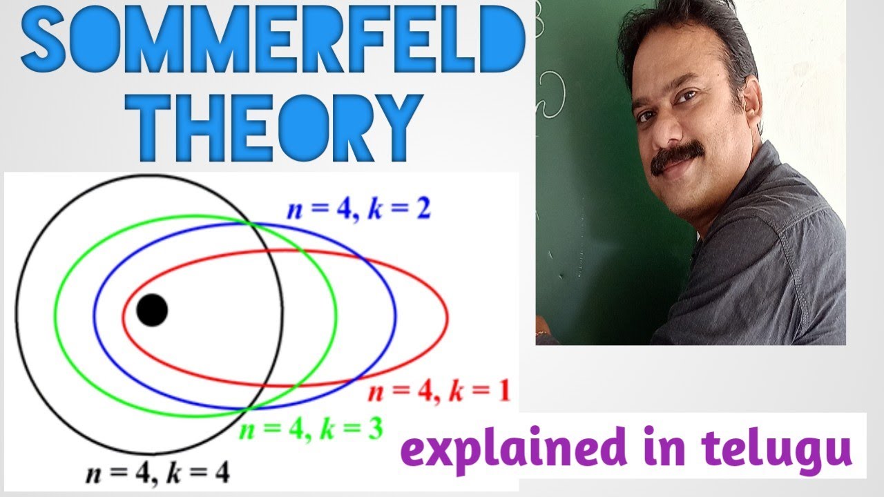 SOMMER FELD THEORY|| ATOMIC STRUCTURE#10 (English and TELUGU)