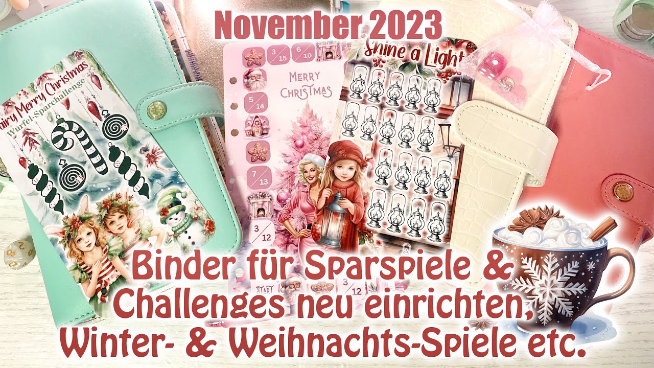 Sparspiele- & Challenges-Binder neu einrichten - was muss gehen was kommt neu hinzu?