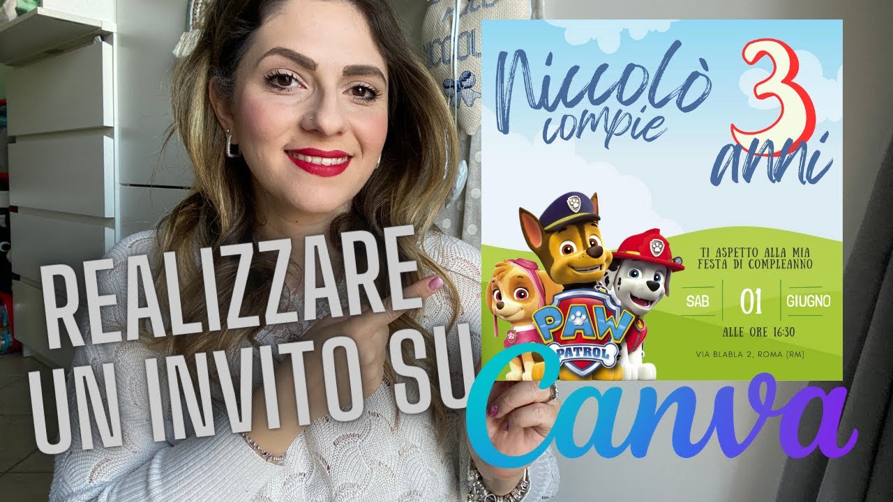 COME REALIZZARE UN INVITO SU CANVA | semplice, a prova di inesperti!