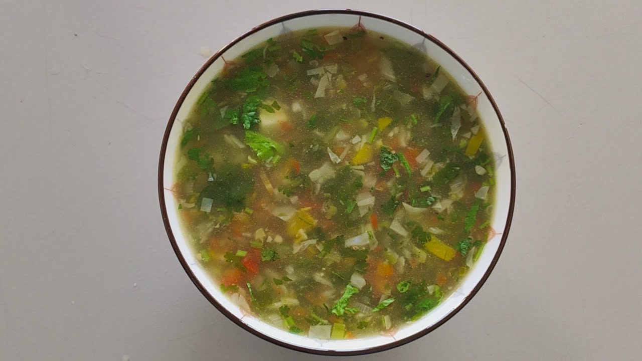 Veg Lemon Coriander Soup Recipe |Quick Healthy vegetable Soup |लेमन कोरियंडर सूप|