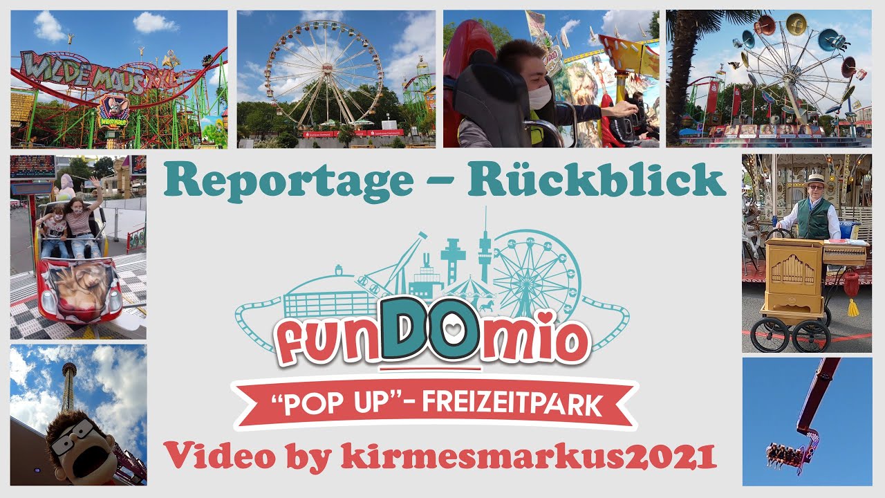 Reportage - Rückblick - funDOmio - der "Pop Up"-Freizeitpark - Video by kirmesmarkus 2021