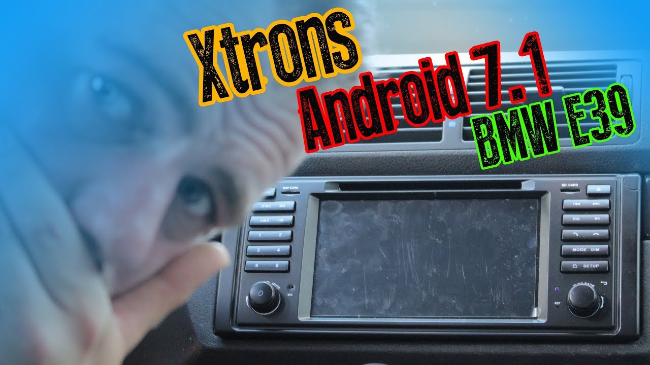 BMW E39 Xtrons Android 7.1 Radio mit IBus App eingebaut und getestet