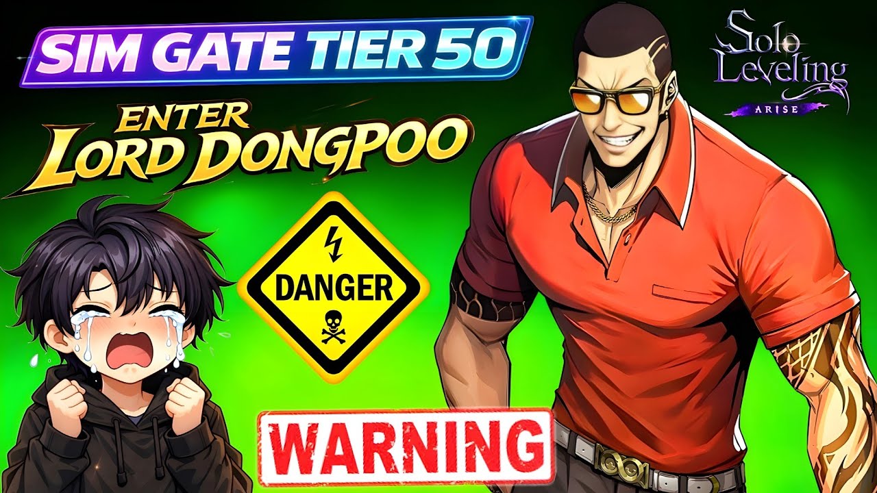 LORD HWANG DONG POO DESTROYS SIM GATE TIER 50