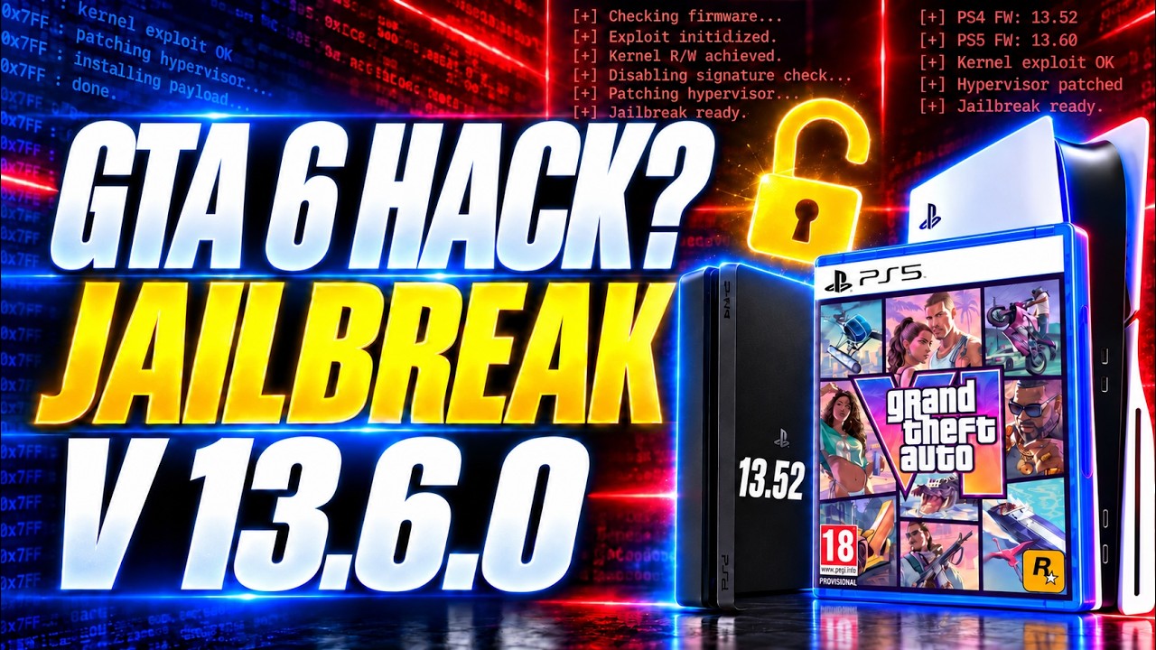 Взлом GTA 6 на PS5? &mdash; Новости о джейлбрейке PS4/PS5!