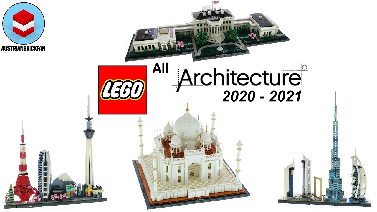 All Lego Architecture Sets 2020-2021 Compilation/Collection Speed Build