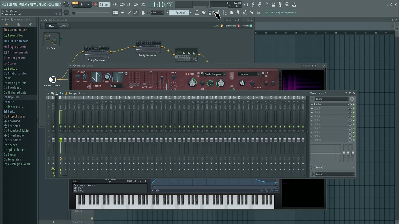 Trying To Piano With Harmor