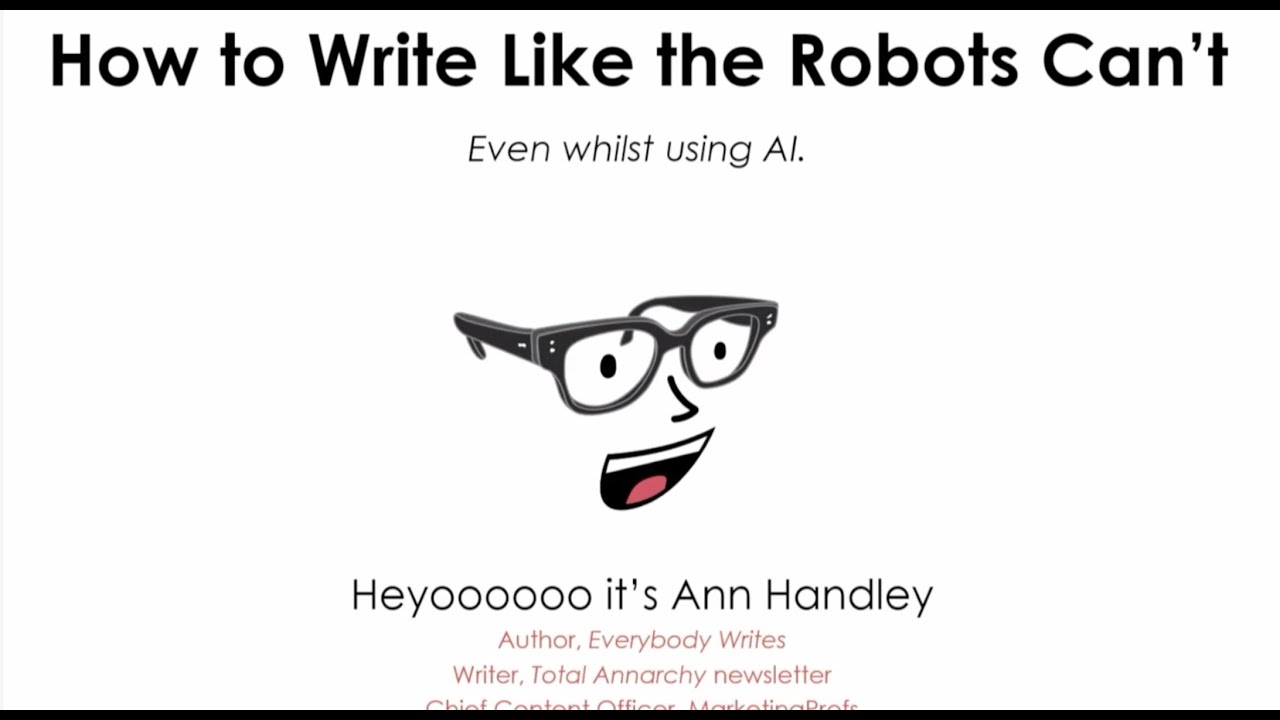 AI and Writing - Keynote speech