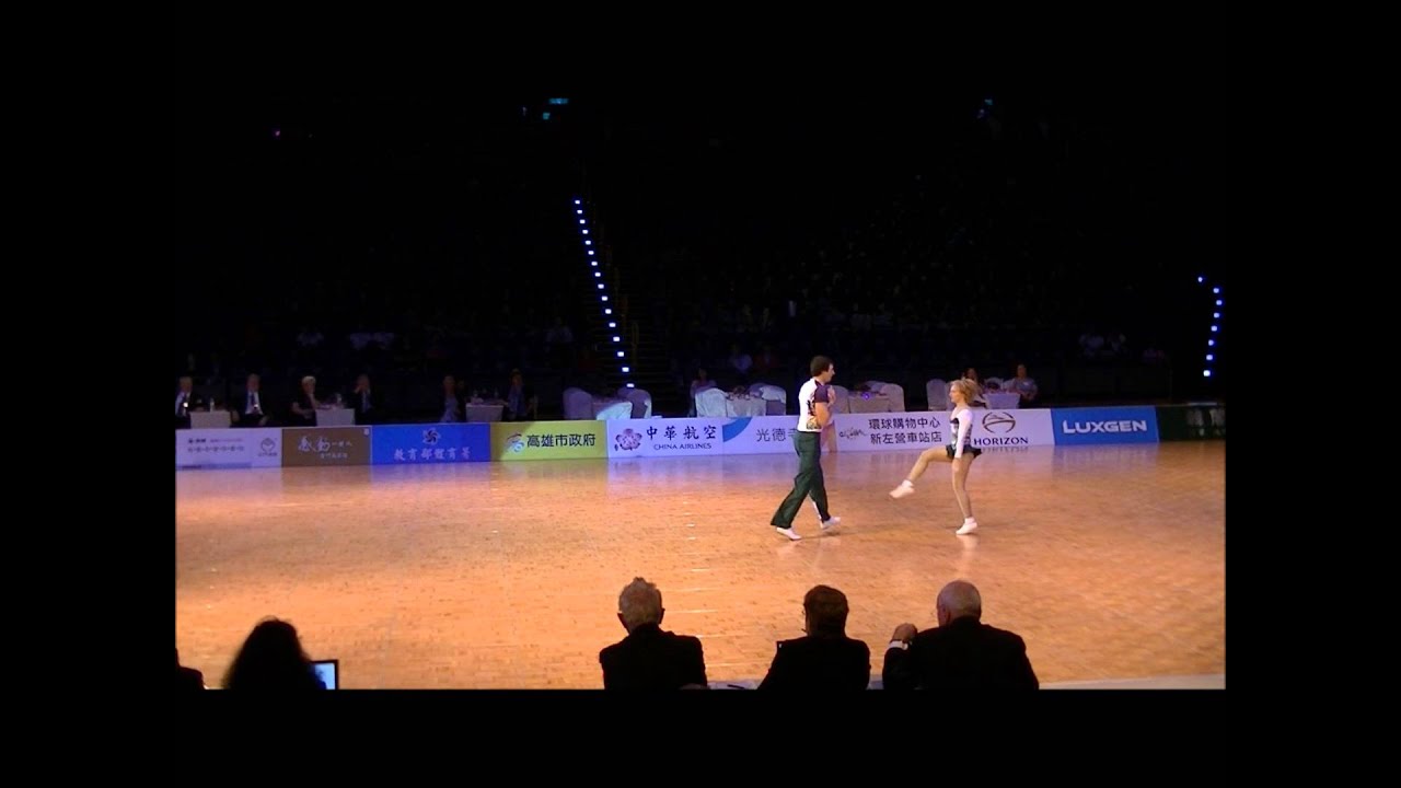 Ekaterina TIKHONOVA und Ivan KLIMOV WDSG Kaohsiung 2013 R´n´R Vorrunde Akrobatik