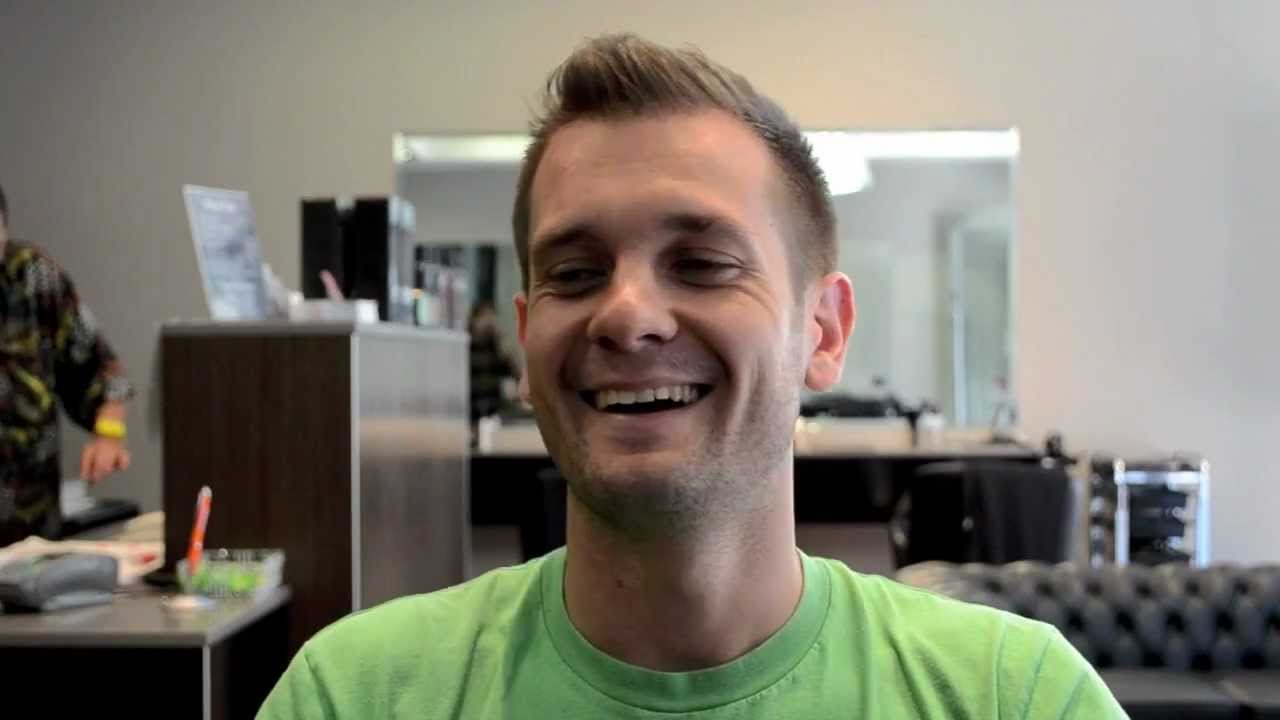 Cool mens haircut for Ashley from Lawsons Mens Hair Sydney