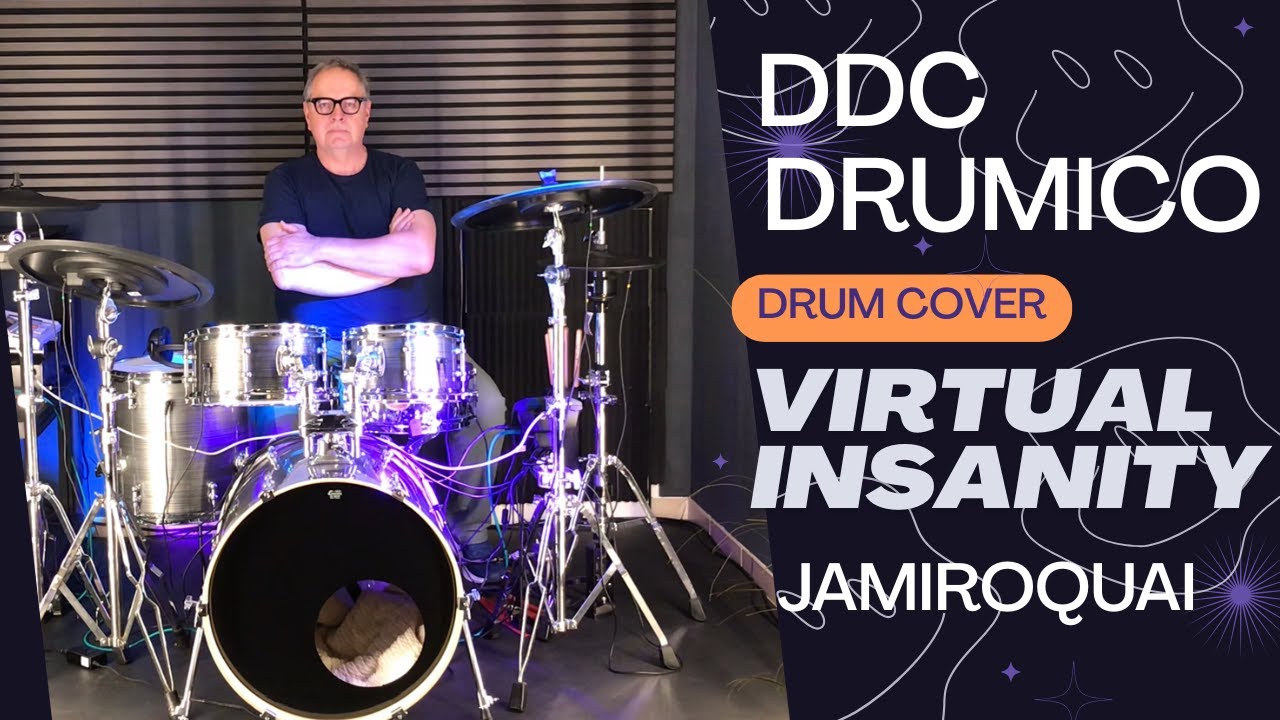 JAMIROQUAI - VIRTUAL INSANITY - DDC DRUMICO DRUM COVER #drumcover #virtualinsanity #jamiroquai