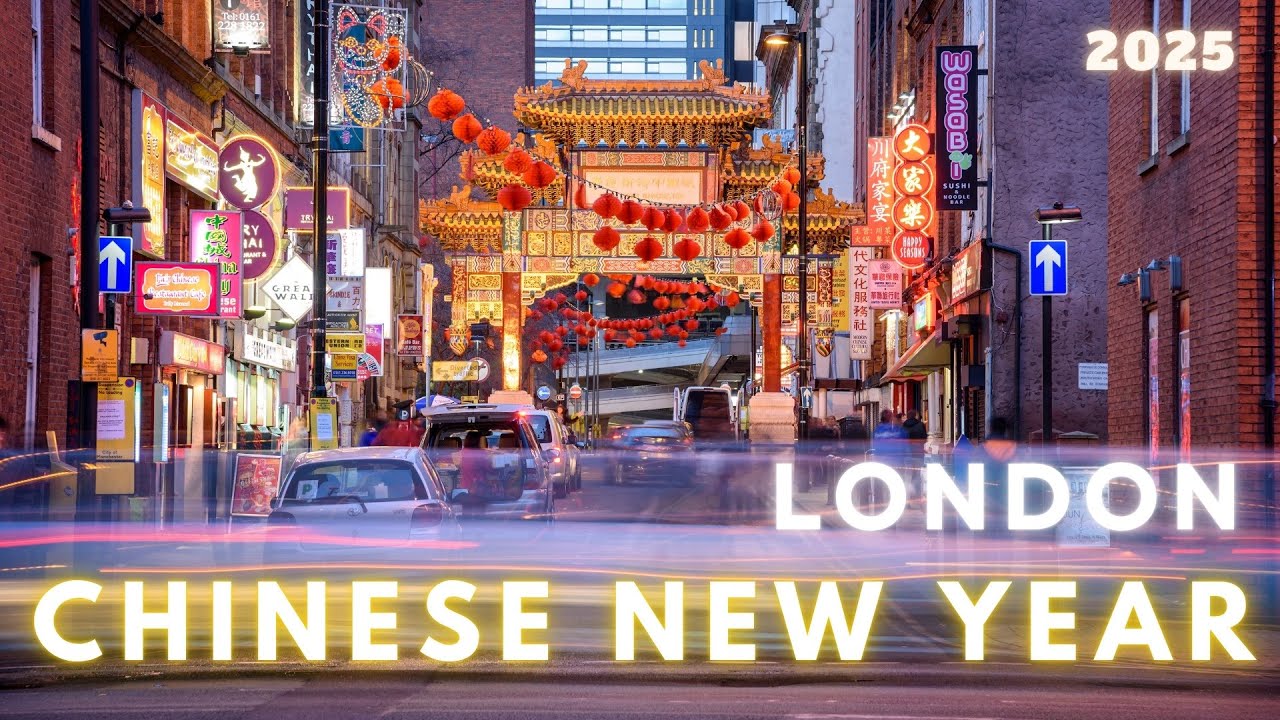 🎉  CHINESE NEW YEAR London Celebrations 2025 | ChinaTown | Lion Dance | Street Food & Restaurants