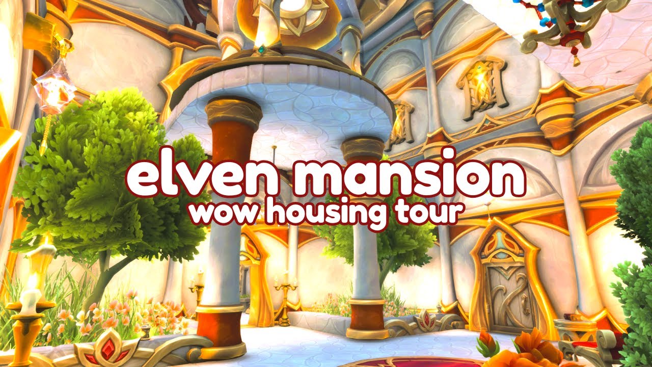 My Blood Elf Mansion is Ready for Midnight! | Wow Housing Tour