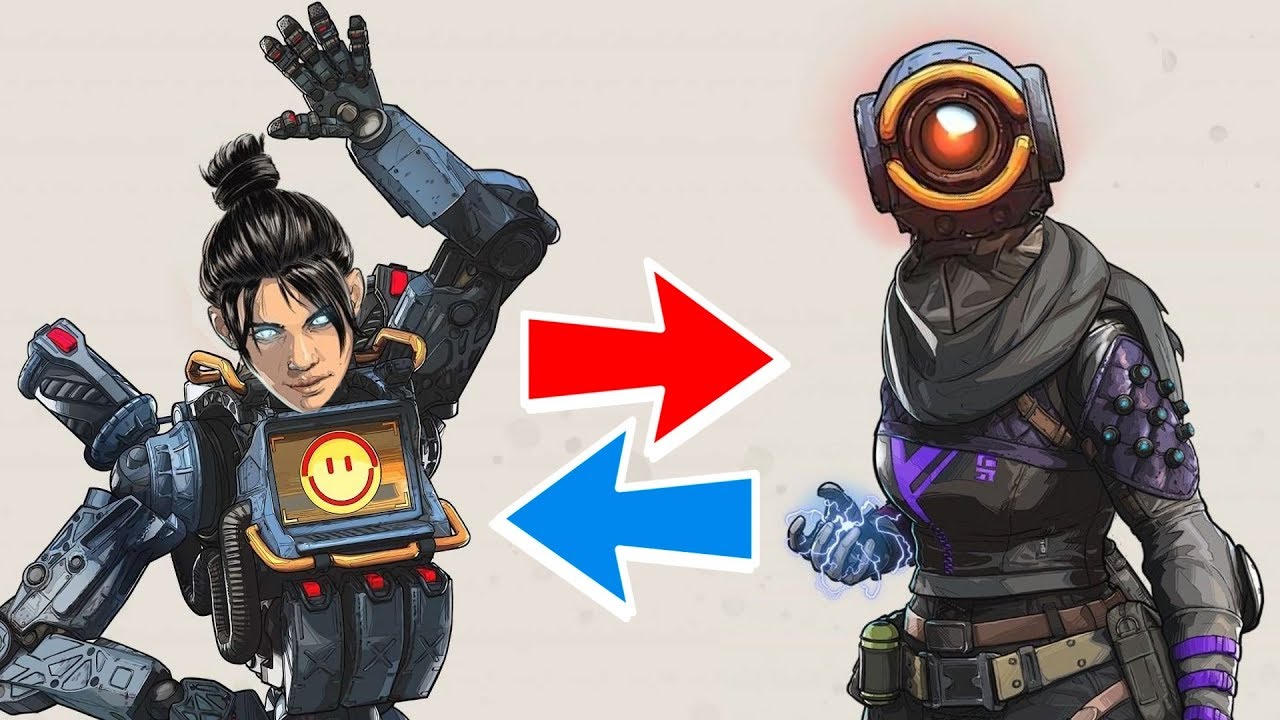 so i switched mains with her for a day in apex legends..