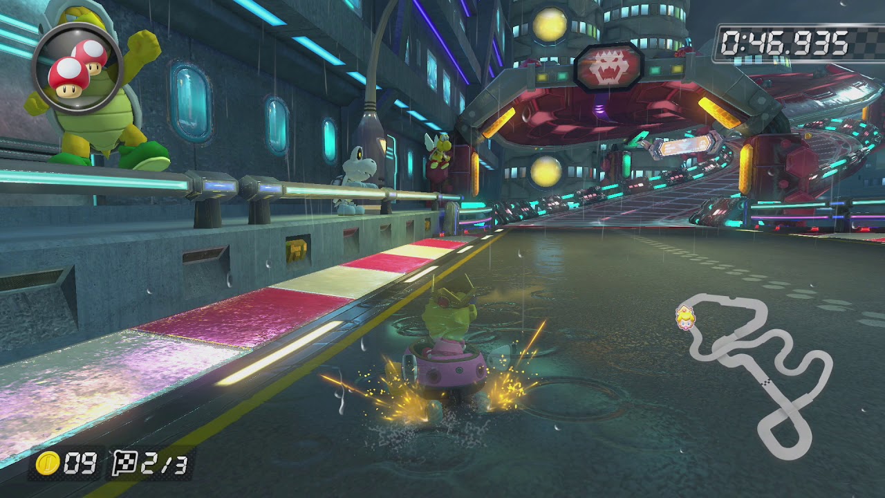 3DS Neo Bowser City [150cc] - 1:43.588 - Alberto (Mario Kart 8 Deluxe World Record)