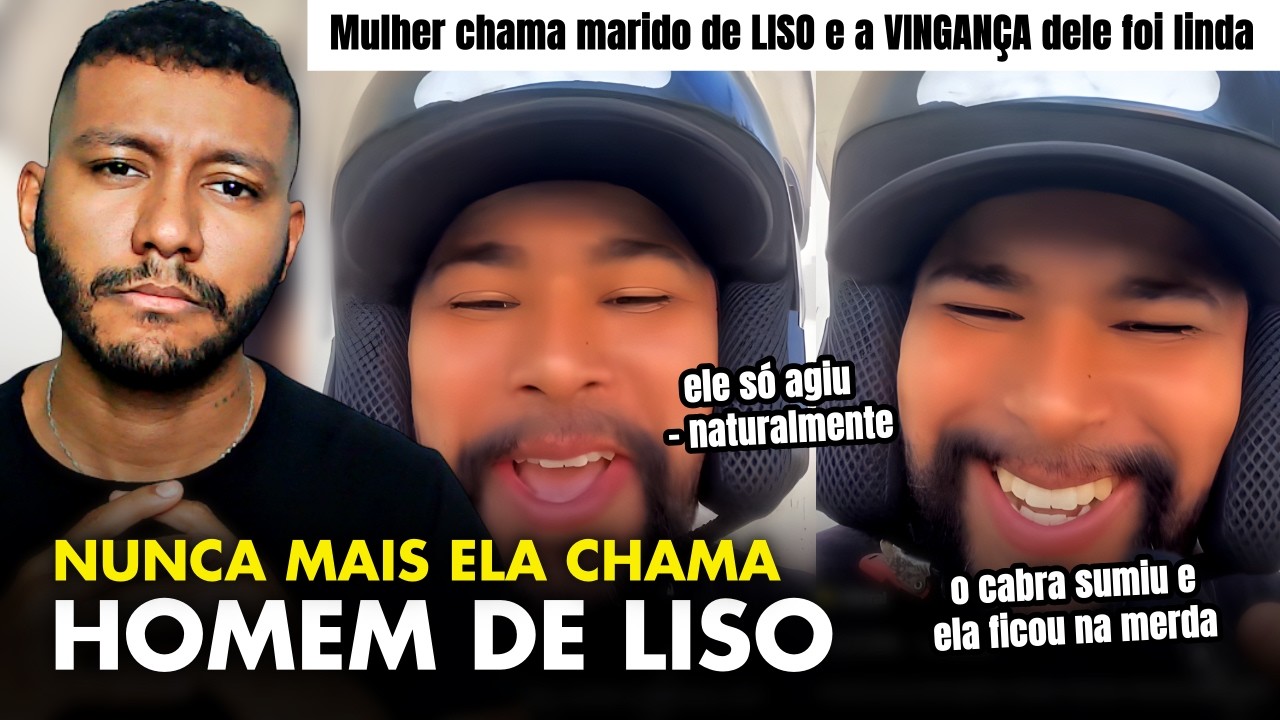 Ele foi chamado de LISO pela esposa e SE VINGOU da maneira mais SATISFATÓRIA possível