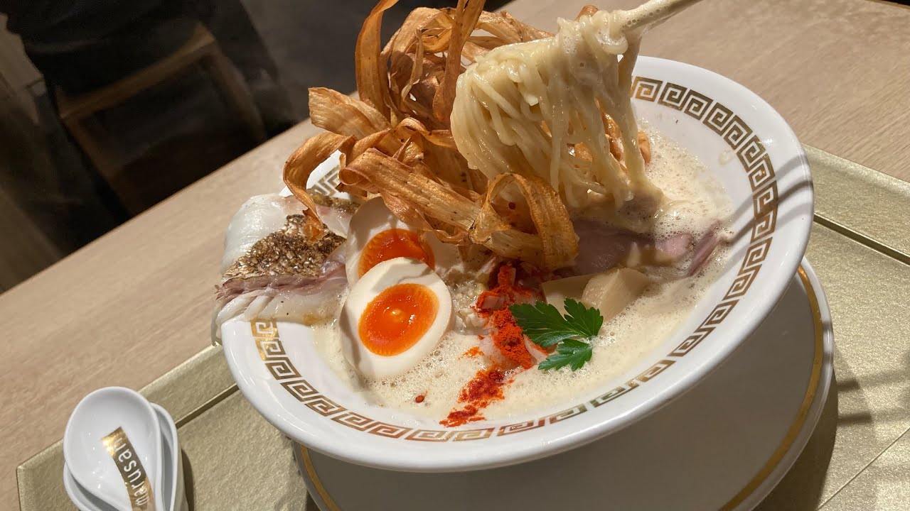 貝出汁が効いた特製鯛白湯「とろり」実食レビュー（2026.02.02 大阪・新大阪「鯛白湯◯de▽」）