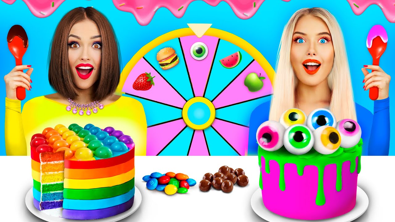 Rich VS Broke Cake Decorating Challenge! Funny Mukbang with Rich VS Poor Food by RATATA CHALLENGE