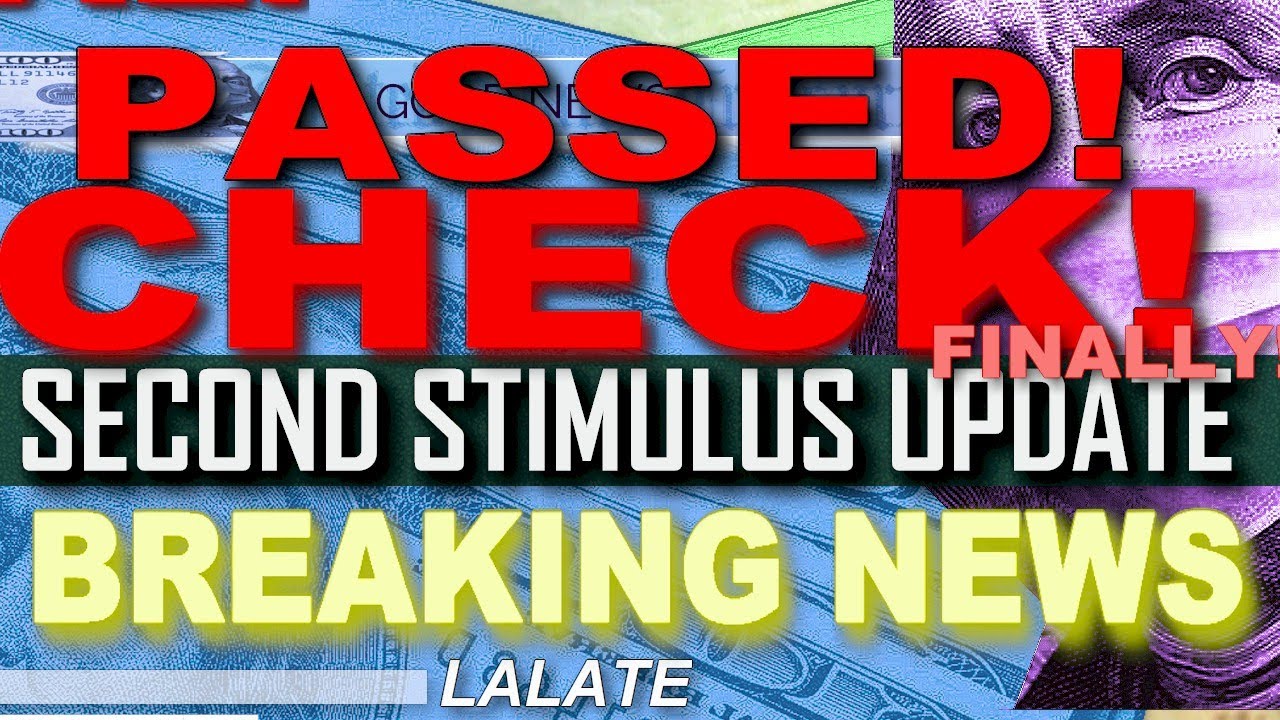 SECOND STIMULUS CHECK PASSED !! NEW Stimulus Check PASSED, NOW LAW !! | PURPLE LIVE: EVENINGS LALATE