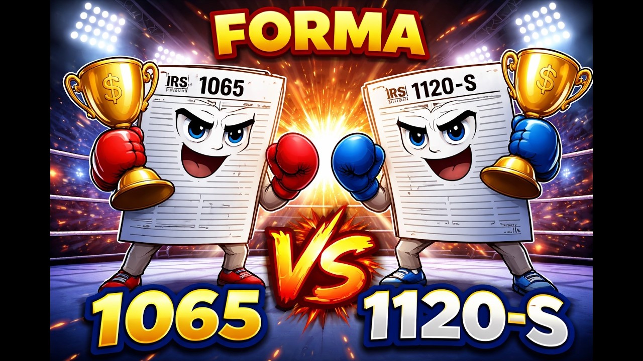 The S Corp Tax Shield  1065 vs 1120S