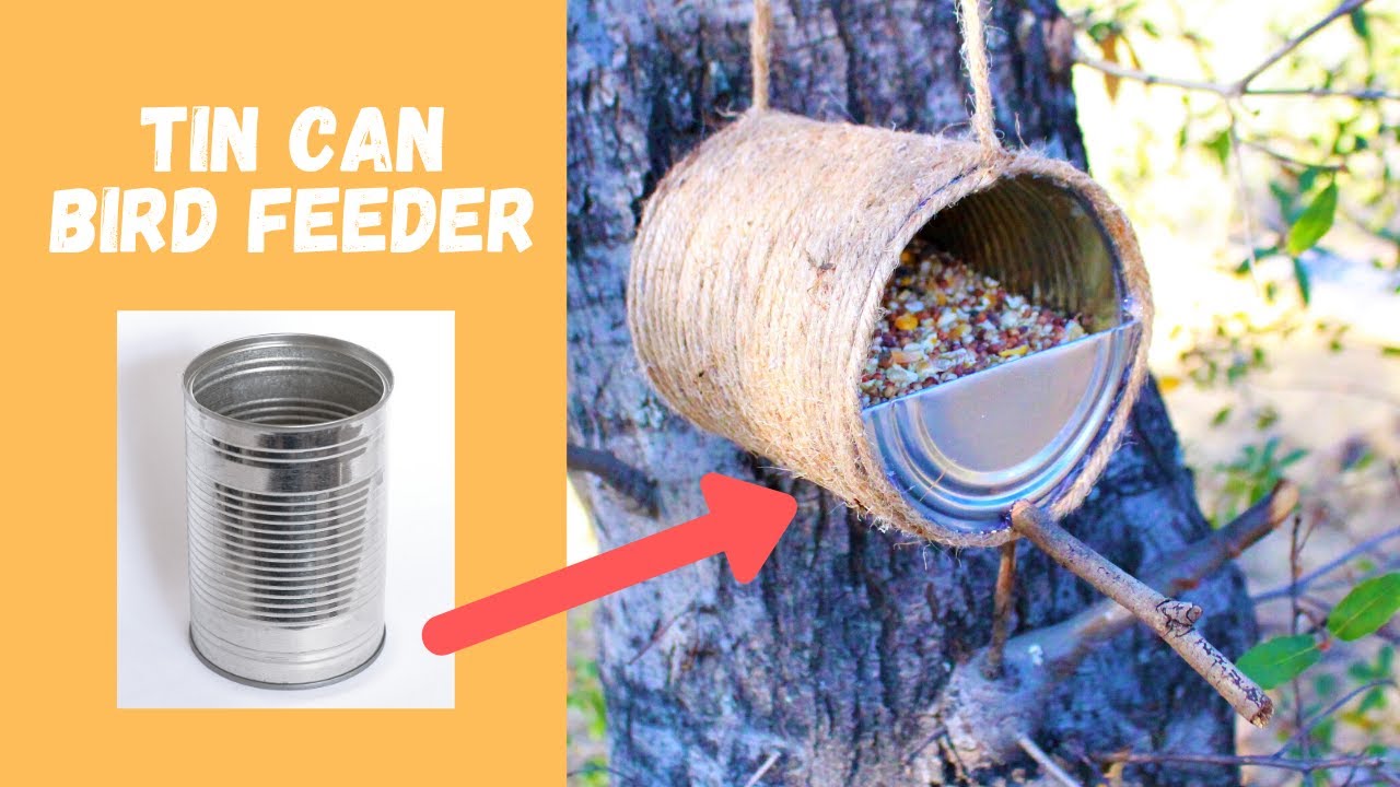 Tin Can Bird Feeder 🐦, DIY Upcycle Project, Trash to Treasure Tutorial