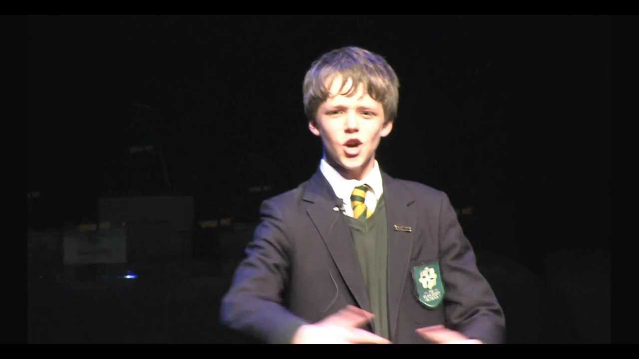 Lorcan Moullier 2nd, Jack Petchey's Speakout Challenge Grand Final July 2012