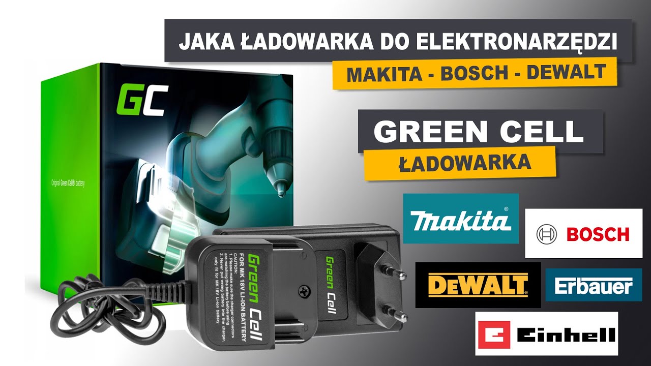 Brak Ładowarki do twojej MAKITY i nie tylko ? Polecam GREEN CELL