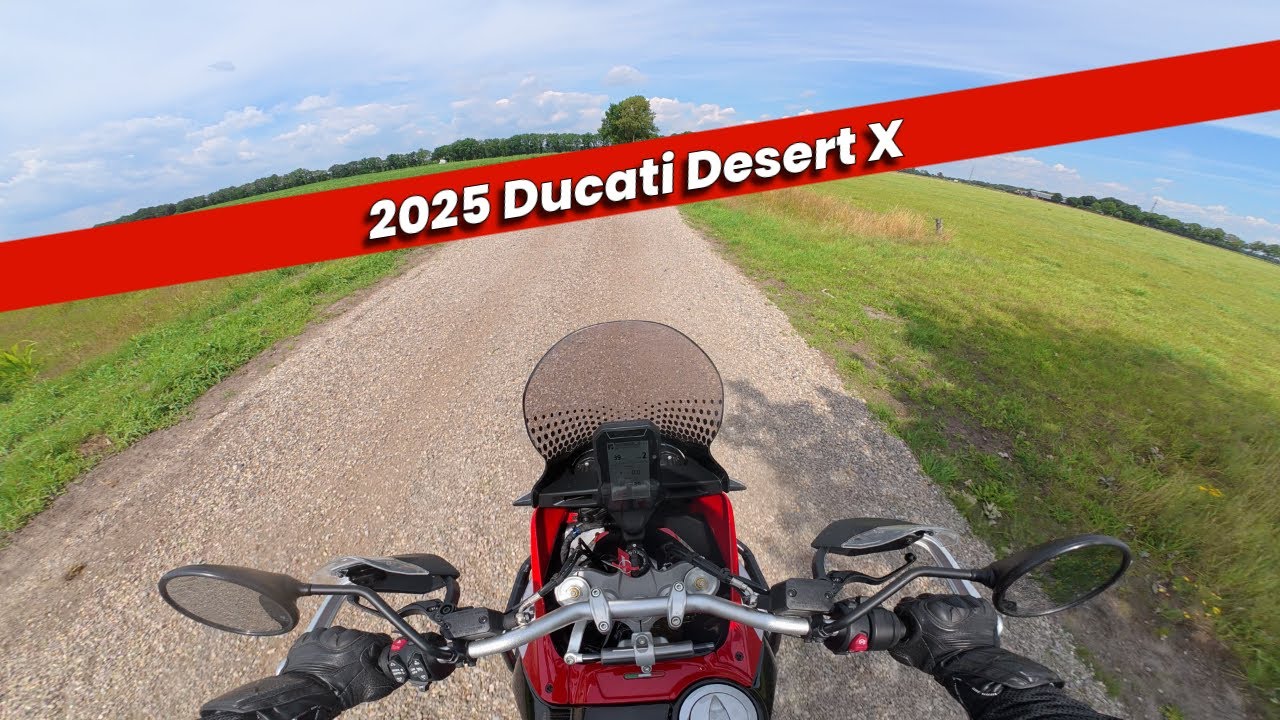 2025 Ducati Desert X | Test Ride | DJI Osmo Action 5 Pro | DJI Mic 2 [4K, ASMR]