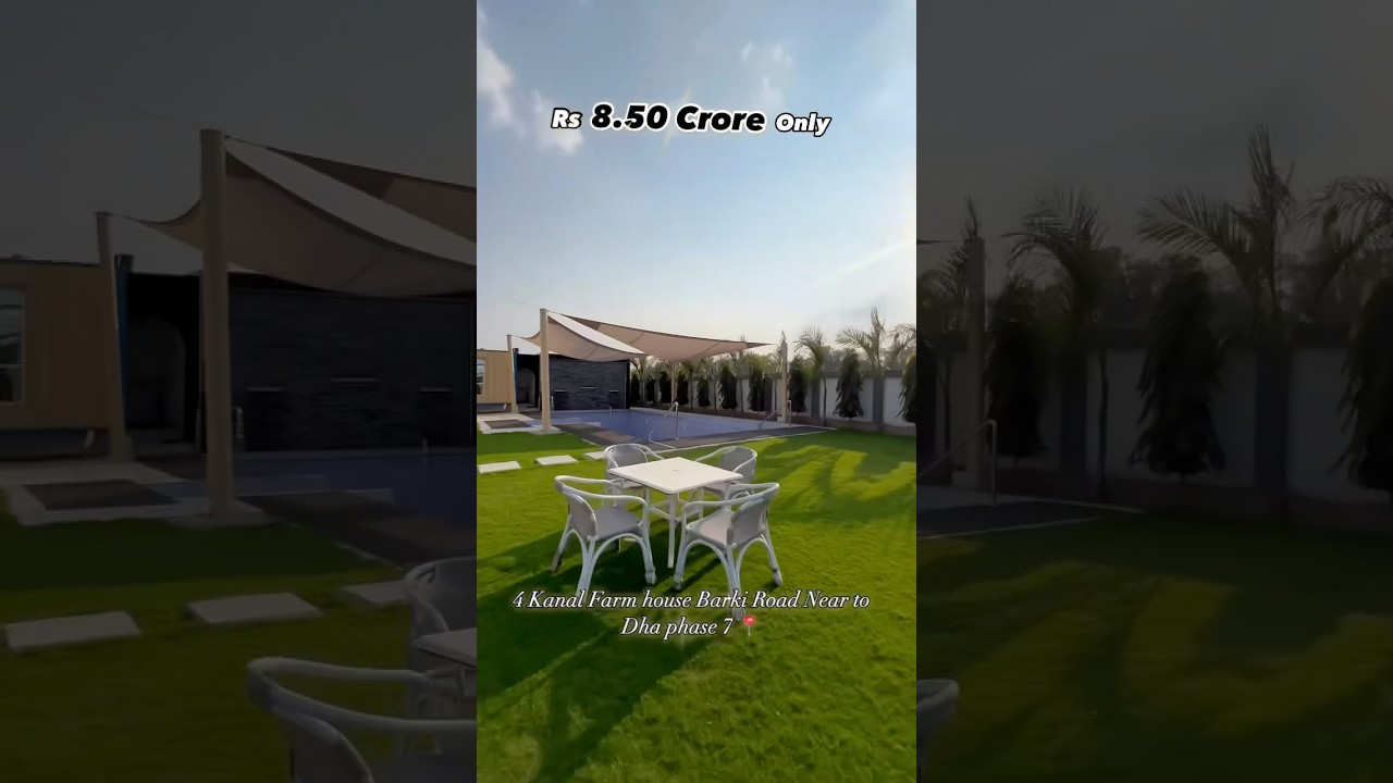 For visit +923227205464 for 4 kanal farm house for sale in Barki Road Near Dha Lahore #shorts