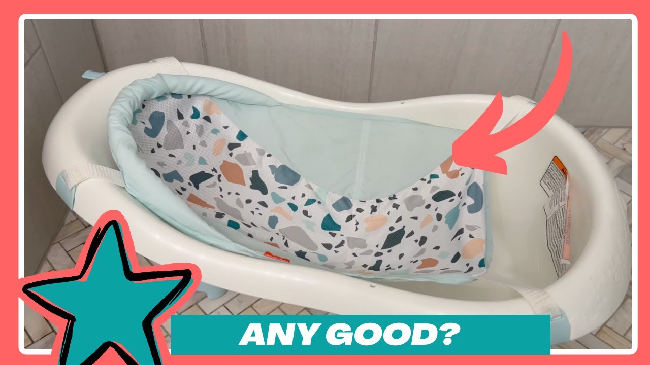 Ванночка Fisher-Price Baby to Toddler Bath 4-в-1 с слингом и сиденьем (обзор)