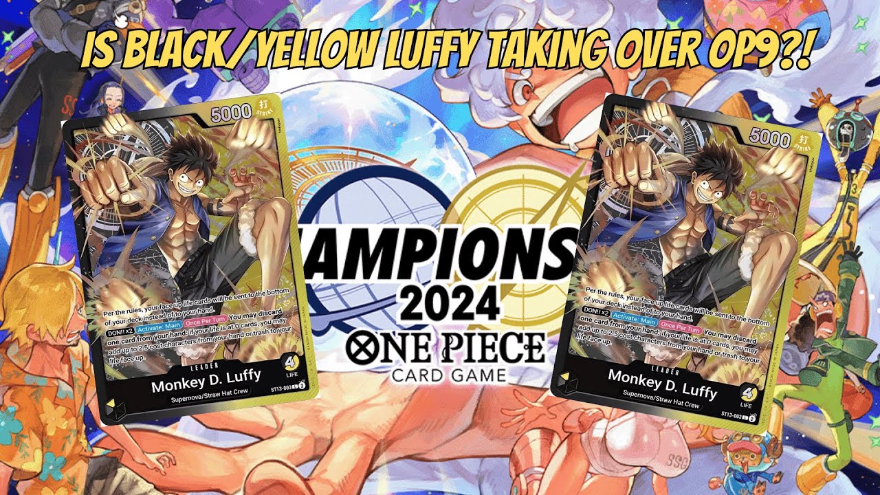 [OP9] Commentary w/ Clyde | Black/Yellow Luffy vs Black/Yellow Luffy | Hyogo CS Finals
