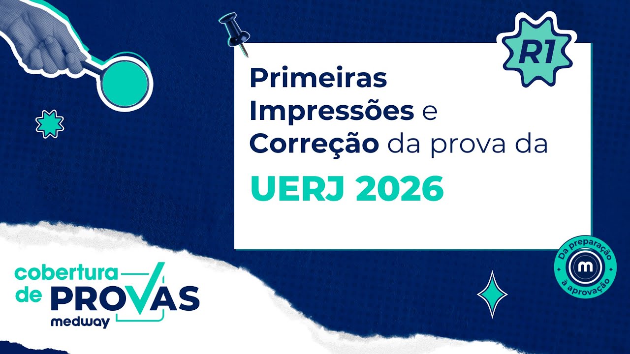 Corre&ccedil;&atilde;o da prova da UERJ 2026 | Medway Resid&ecirc;ncia M&eacute;dica | Acesso Direto