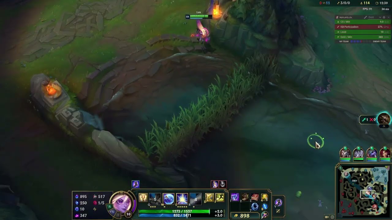 Lux Game 41 (Win vs Akshan, enemy inting, bronze 1 promotion)