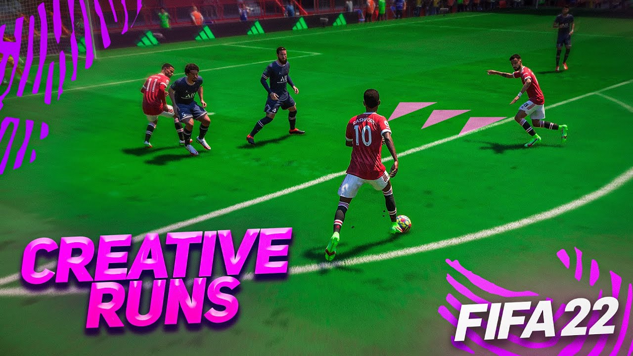 FIFA 22 - DICA PARA ATACAR MELHOR E SURPREENDER OS ADVERSÁRIOS - CREATIVE RUNS TUTORIAL
