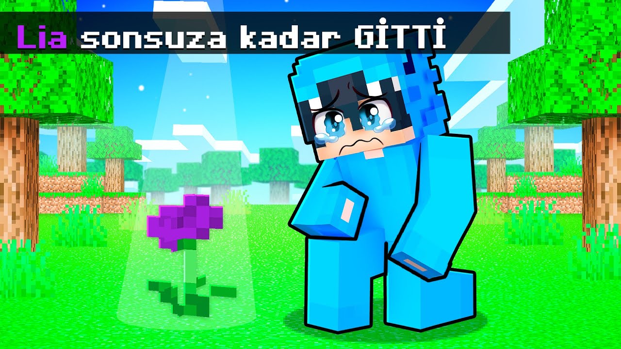 Minecraft'ta Lia GİTTİ...