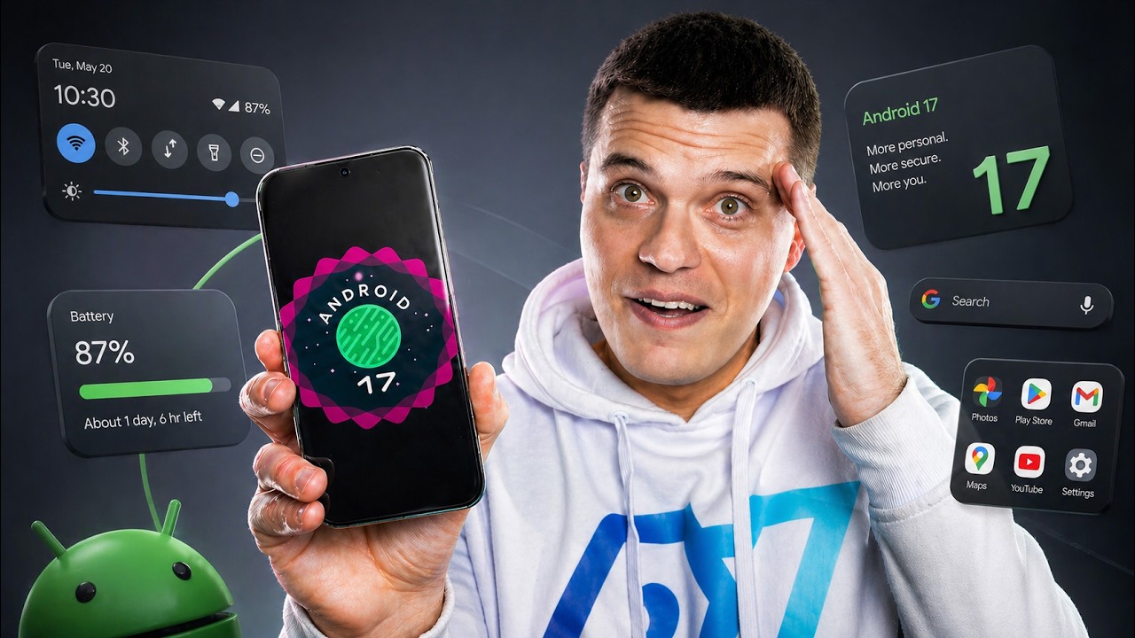 Огляд Android 17 - Які ФІШКИ СКОРО з'являться на Вашому Смартфоні