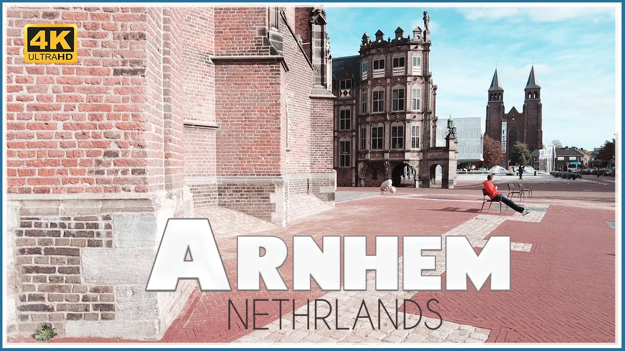 Walking Tour in Arnhem / Arnhem Centre - Eusebiuskerk - Netherlands 🇳🇱 - 4k