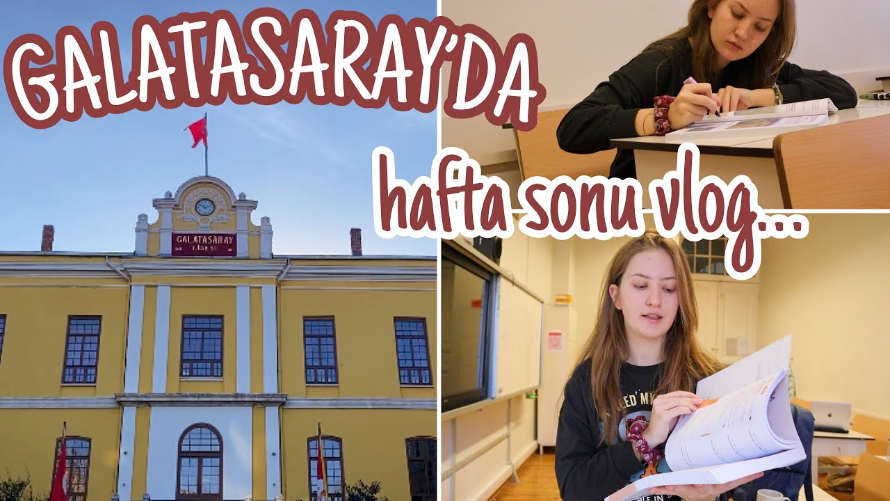 OKULDA HAFTASONU NASIL DERS ÇALIŞIYORUM?😬| yatılı bir galatasaray öğrencisinin ders çalışma günlüğü