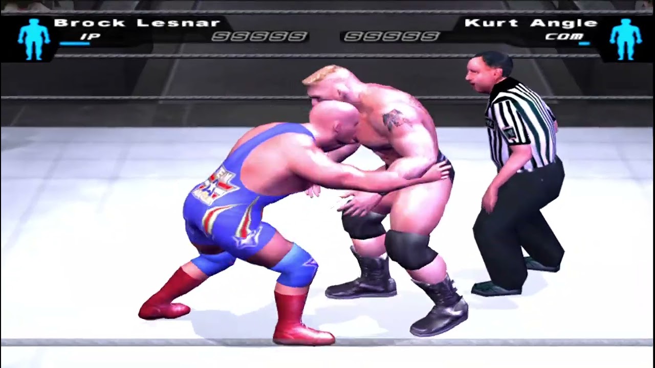 Ep 5: Brock Lesnar vs Kurt Angle – Ladder Match | WWE HCTP Season Mode