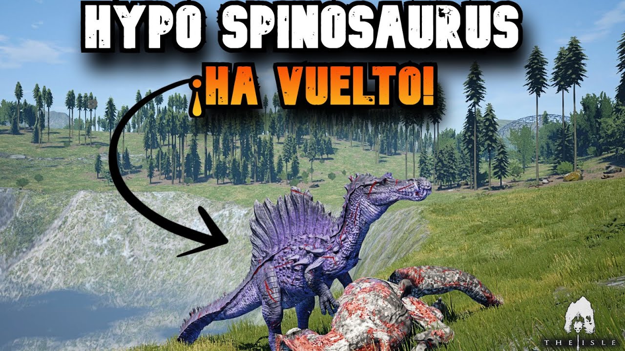 😨NO IMAGINE QUE EL HYPO SPINOSAURUS PODRÍA ACABAR CON TODOS LOS DINOSAURIOS DE THE ISLE 🔥☠️