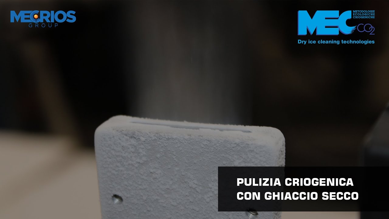 Pulizia criogenica con ghiaccio secco