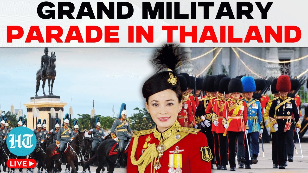 Thailand Parade LIVE | Queen Suthida Leads Grand Military Parade to Honor Thai King’s 72nd Birthday