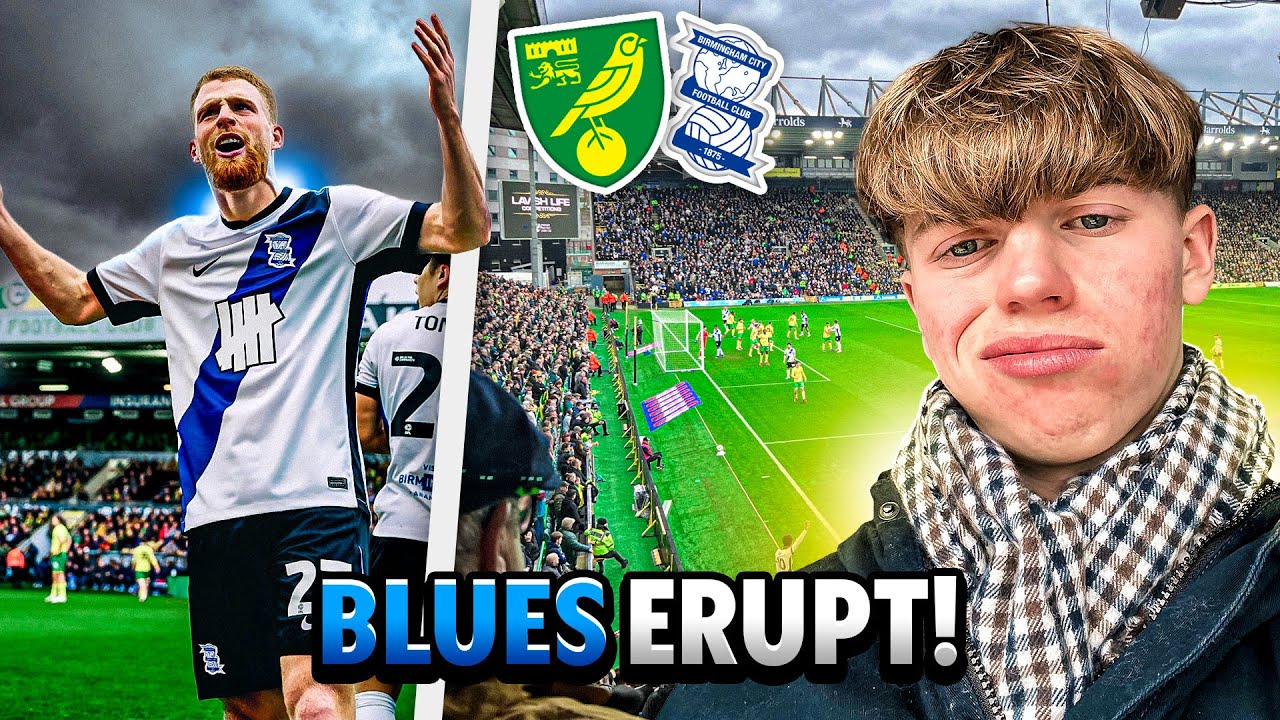 BIRMINGHAM FANS ERUPT as NORWICH’S 24 YEAR STREAK IS BROKEN! Norwich City vs Birmingham City 