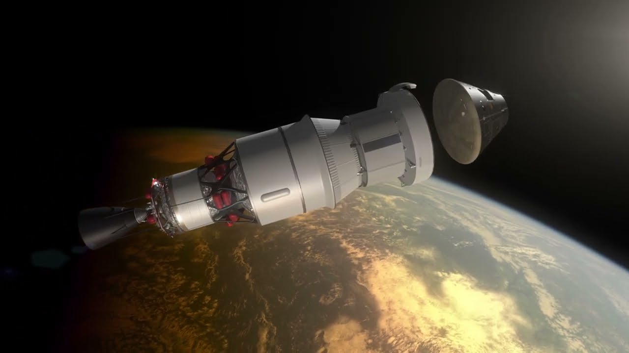 Step by Step to Space: Rocket's Stages Falling Away!|4k|