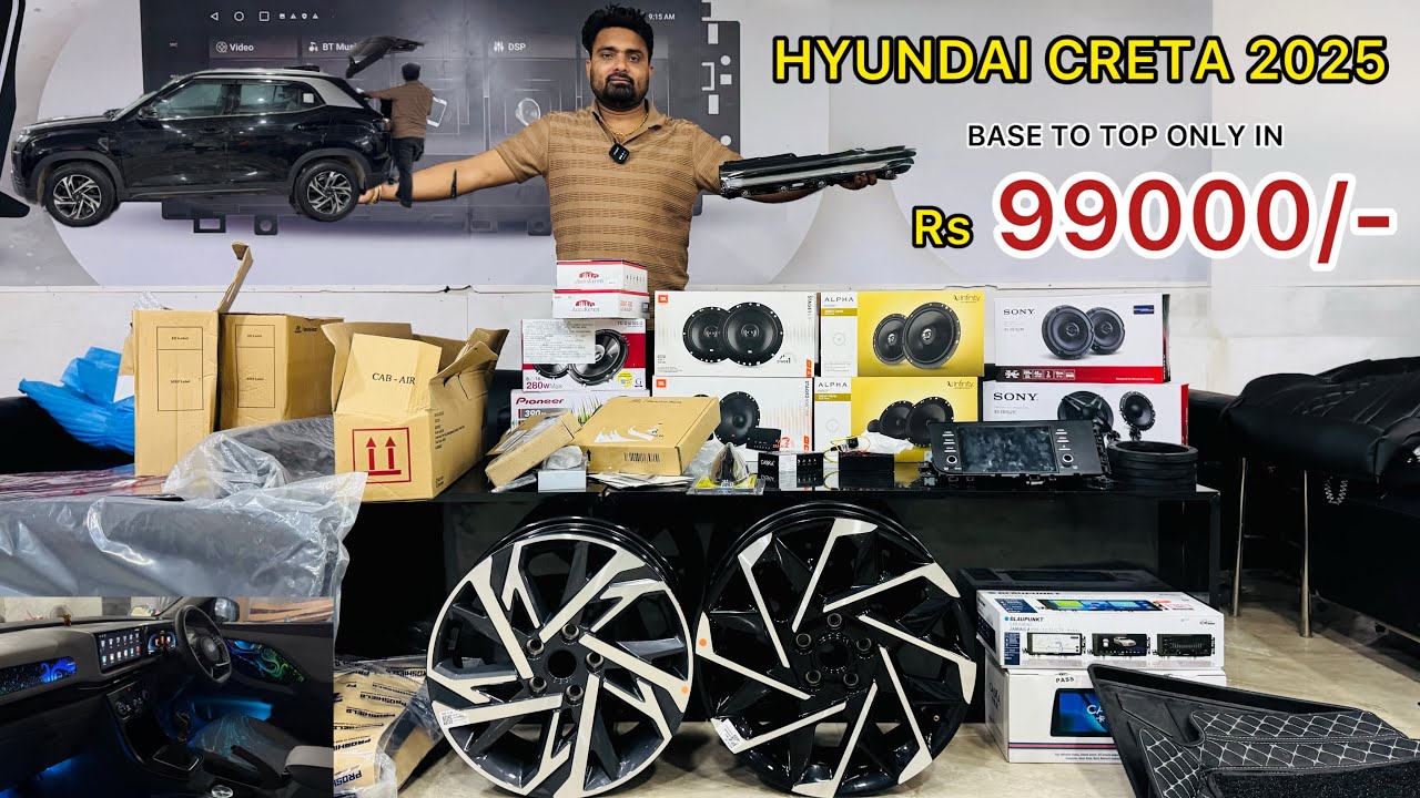 2025 New Hyundai Creta E Modifications ❤️ Rs 99000/- Base to Top Offer | Nikku Car Decor